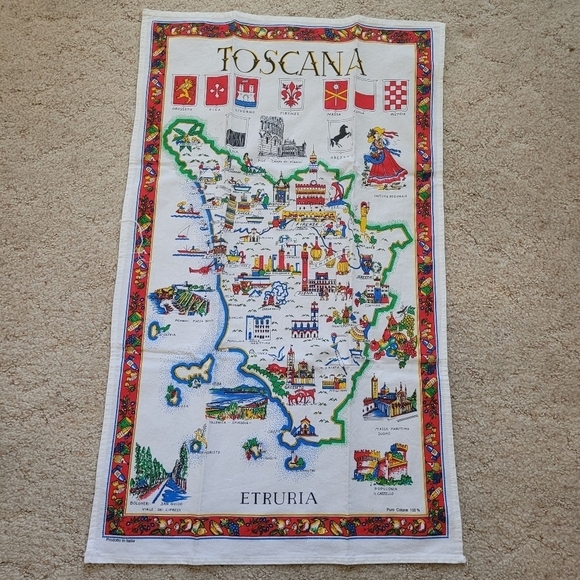 None Other - Toscana souvenirs tea towel